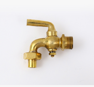 帶活接銅彎嘴旋塞